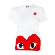 Футболка Comme des Garçons Play Red Heart Eyes