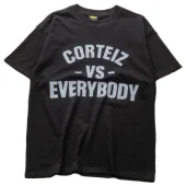 Футболка Corteiz Chisel Big Front Inscription "Black"