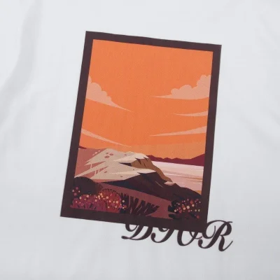 Футболка Dior Our Beautiful Nature "White" фото № 2