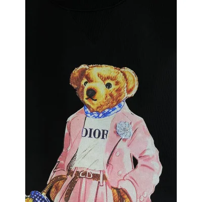 Футболка Dior Fashion Bear "Black" фото № 4