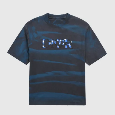 Футболка Dior The Letter Of The Logo Form Heart "Gray/Blue" фото № 2