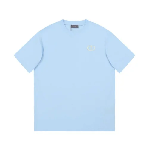 Футболка Dior Basic Collection With Small Logo "Blue"