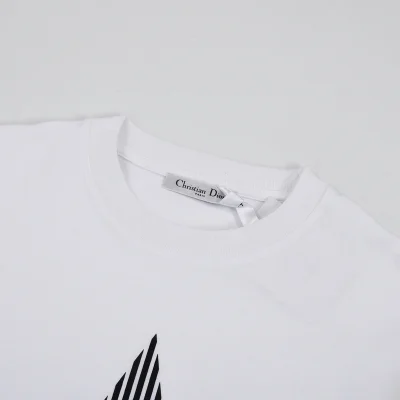 Футболка Dior Striped Star "White" фото № 3