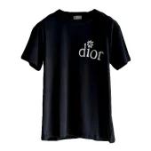 Футболка Dior With A Flower "Black"