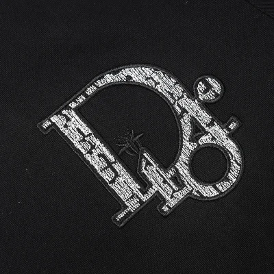 Футболка Dior With The Base Logo "Black" фото № 4