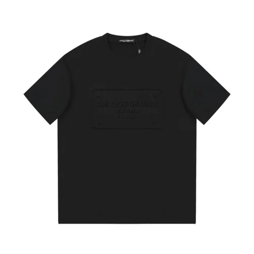 Футболка Dolce And Gabbana With An Embossed Logo "Black"