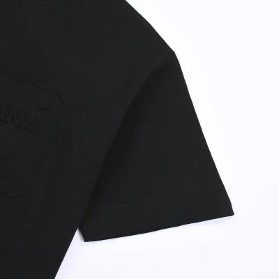 Футболка Dolce And Gabbana With An Embossed Logo "Black" фото № 7