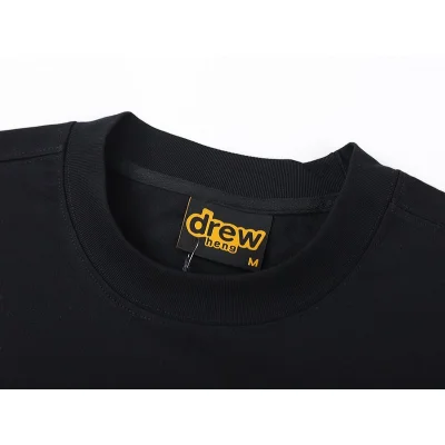 Футболка Drew House With A Worn Smiley Face "Black" фото № 4