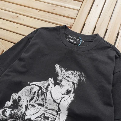 Футболка Enfants Hieroglyphs "Black/Gray" фото № 5