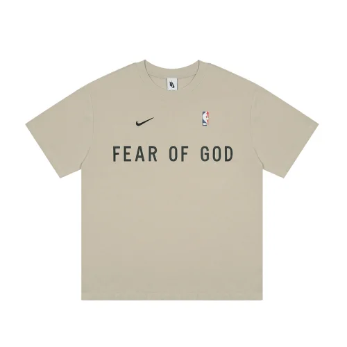 Футболка Fear Of God X Nike Small Logo "Beige/Gray"