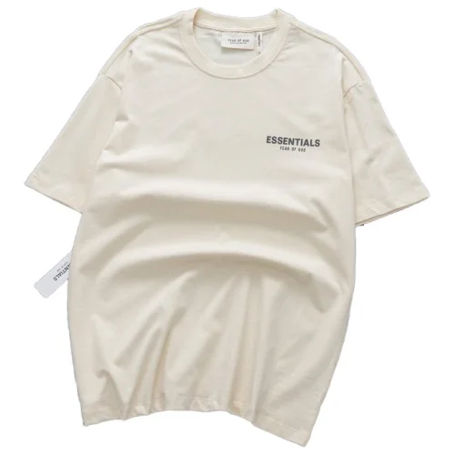 Футболка Fear Of God With Star Image "Cream"