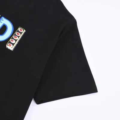 Футболка Fendi Text Graphic Logo "Black" фото № 3