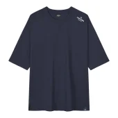 Футболка Fendi Cotton With The Inscription "Blue/Black"