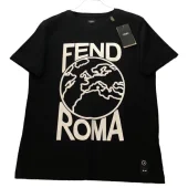 Футболка Fendi Print Planet "Black"