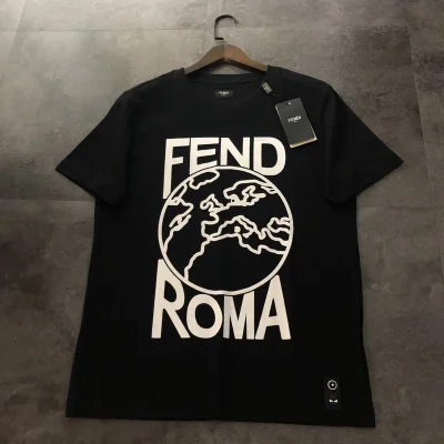 Футболка Fendi Print Planet "Black" фото № 5 Футболка Fendi Print Planet "Black" фото № 5