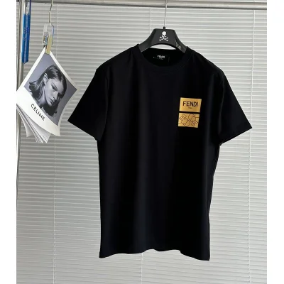 Футболка Fendi Caricature "Black" фото № 2 Футболка Fendi Caricature "Black" фото № 2