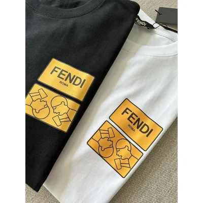 Футболка Fendi Caricature "Black" фото № 5 Футболка Fendi Caricature "Black" фото № 5