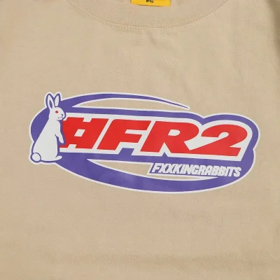 Футболка FR2 Print Text "#FR2" "Beige" фото № 2