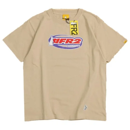 Футболка FR2 Print Text "#FR2" "Beige"