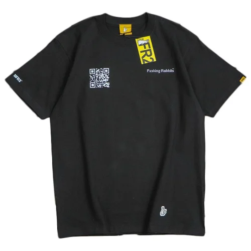 Футболка FR2 Big QR-Code Back "Black"