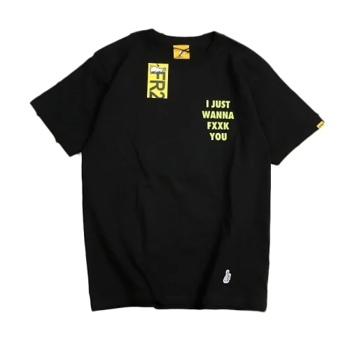 Футболка FR2 Pair Of Rabbits Above Inscription "Black"