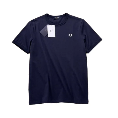 Футболка Fred Perry With Logo Brand "Blue"