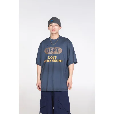 Футболка Gallery Dept Lost Code "Blue" фото № 2