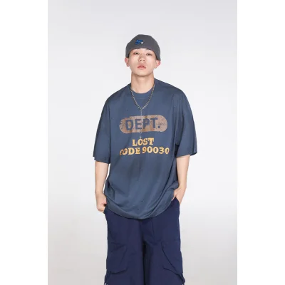 Футболка Gallery Dept Lost Code "Blue" фото № 4