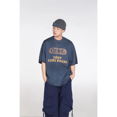 Футболка Gallery Dept Lost Code "Blue" фото № 5