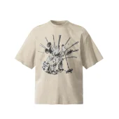 Футболка Gallery Dept Mickey Mouse Print "Dark Beige"