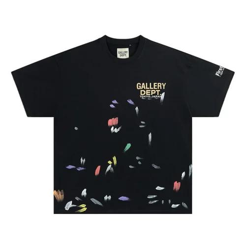 Футболка Gallery Dept. Paint Splatter "Black"