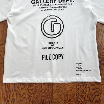 Футболка Gallery Dept File Copy "White" фото № 7