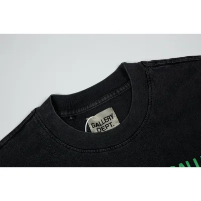 Футболка Gallery Dept With The Logo Lettering In Green "Black" фото № 9