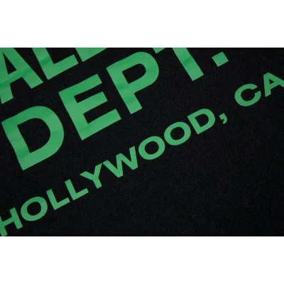 Футболка Gallery Dept With The Logo Lettering In Green "Black" фото № 7