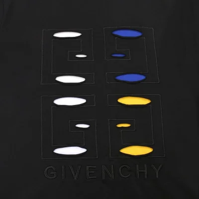 Футболка Givenchy Colored Cuts "Black" фото № 2 Футболка Givenchy Colored Cuts "Black" фото № 2