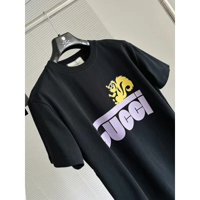 Футболка Gucci Squirrel On The Logo "Black" фото № 2