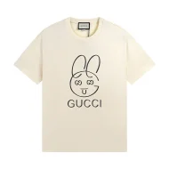 Футболка Gucci Logo In The Shape Of A Head "Beige"