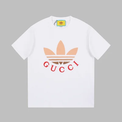 Футболка Gucci X Adidas With The Logo Of Two Brands "White" фото № 8 Футболка Gucci X Adidas With The Logo Of Two Brands "White" фото № 8