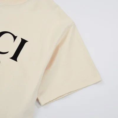 Футболка Gucci Logo And Fox Print "Cream" фото № 7