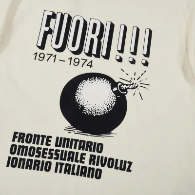 Футболка Gucci With Graphic Bomb Print "Cream" фото № 5