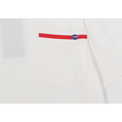 Футболка Gucci Red Line "White" фото № 3