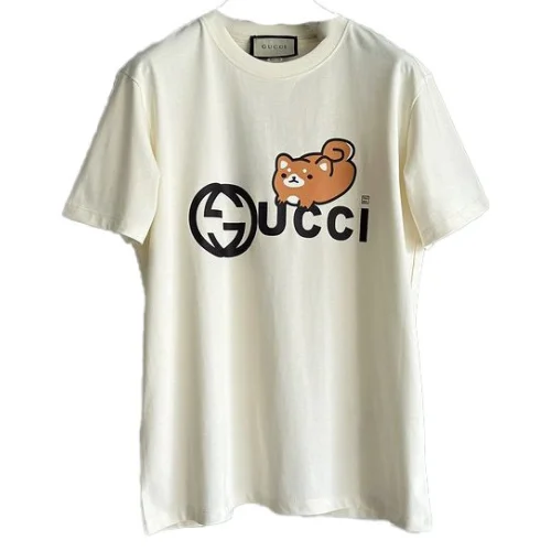 Футболка Gucci Multi-Print "Cream"