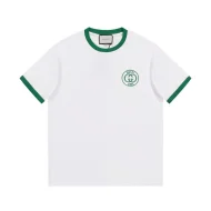 Футболка Gucci With Green Edges "White"