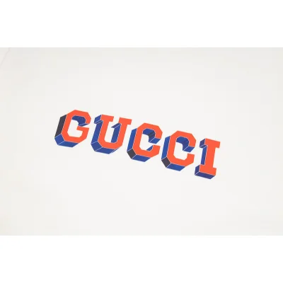 Рубашка Gucci Orange Logo "White" фото № 4