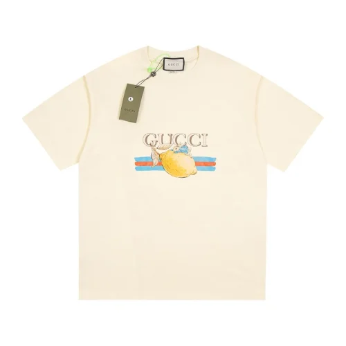 Футболка Gucci Leamon Print "Beige"