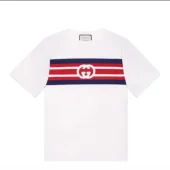Футболка Gucci With A Brand Stripe "White"