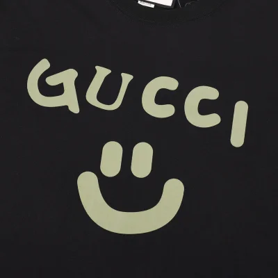 Футболка Gucci Smile "Black" фото № 6