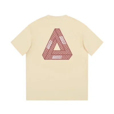 Футболка Gucci Big Logo "Beige" фото № 5