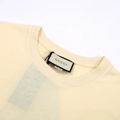 Футболка Gucci Big Logo "Beige" фото № 4