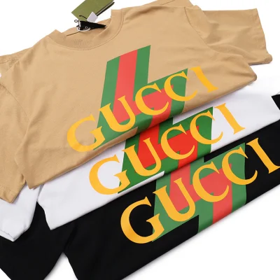Футболка Gucci Big Print "Beige" фото № 7